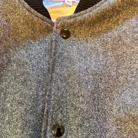 Handmade, retro, vintage style men’s long wool coat. Satin lined. Snap front. - Picture 3 of 8